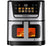 AIRNOVA® DualFritto Friggitrice ad aria 2100W (1700W superiore + 400W inferiore), capacità 9L, friggitrice ad aria calda, display digitale touch diretto, doppio riscaldamento superiore + inferiore, acciaio inox