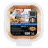 Set di 100 fogli di carta forno per friggitrice ad aria, 16 x 16 x 4,5 cm, marrone
