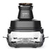 AIRNOVA® CrispoFritto Friggitrice ad aria portatile 1500W, contenitore in vetro da 4L, controllo touch digitale, cottura senza olio