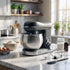 Mixer con ciotola AIRNOVA® VitaBlend BLD-10, 1800W, ciotola in acciaio inox da 5L, 3 accessori, 6 velocità, nero/inox