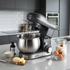 Mixer con ciotola AIRNOVA® VitaBlend BLD-10, 1800W, ciotola in acciaio inox da 5L, 3 accessori, 6 velocità, nero/inox