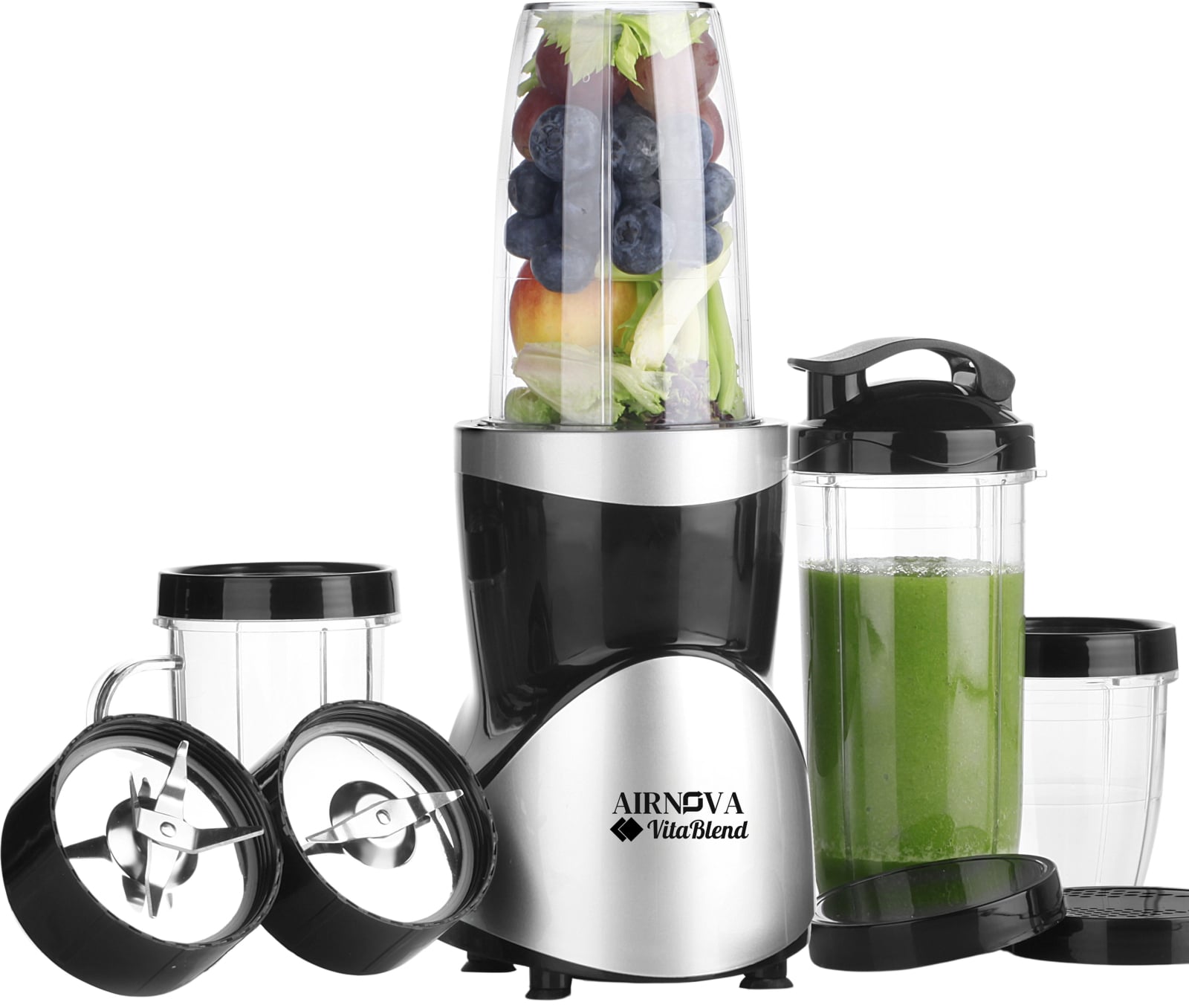 Frullatore AIRNOVA VitaBlend BLD-01 900W con quattro bicchieri