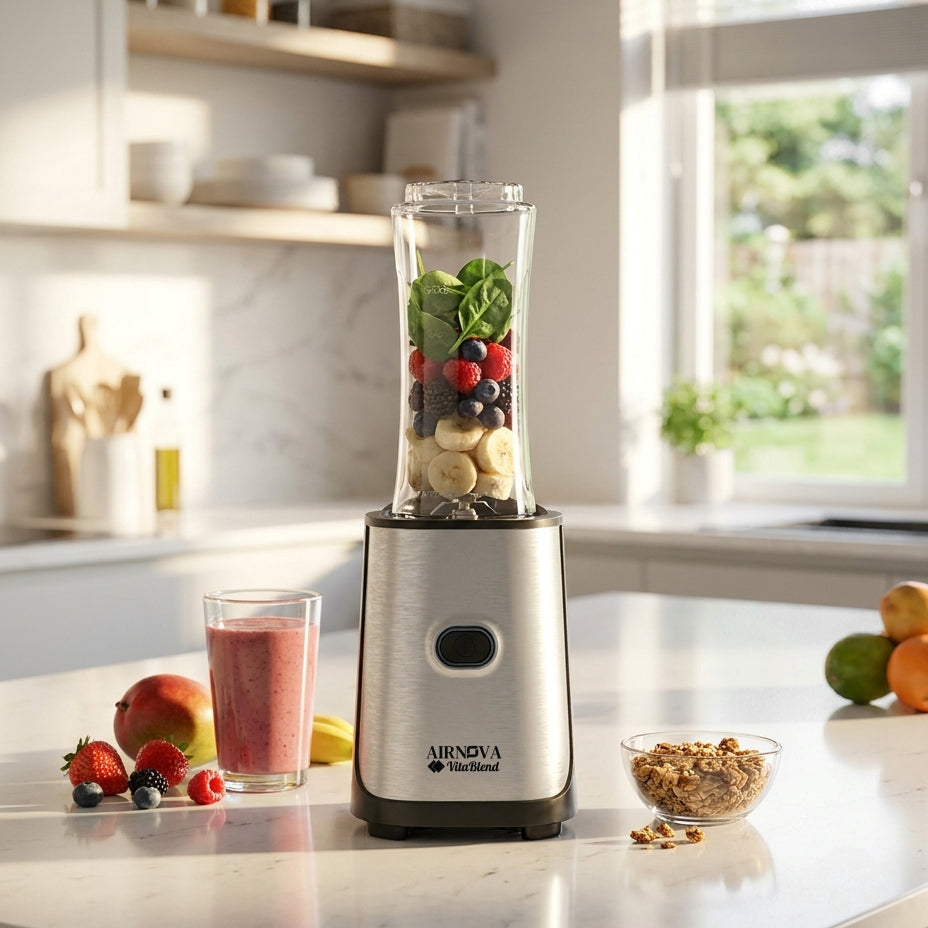 Frullatore AIRNOVA VitaBlend BLD-07 800W con bottiglia Go da 600 ml