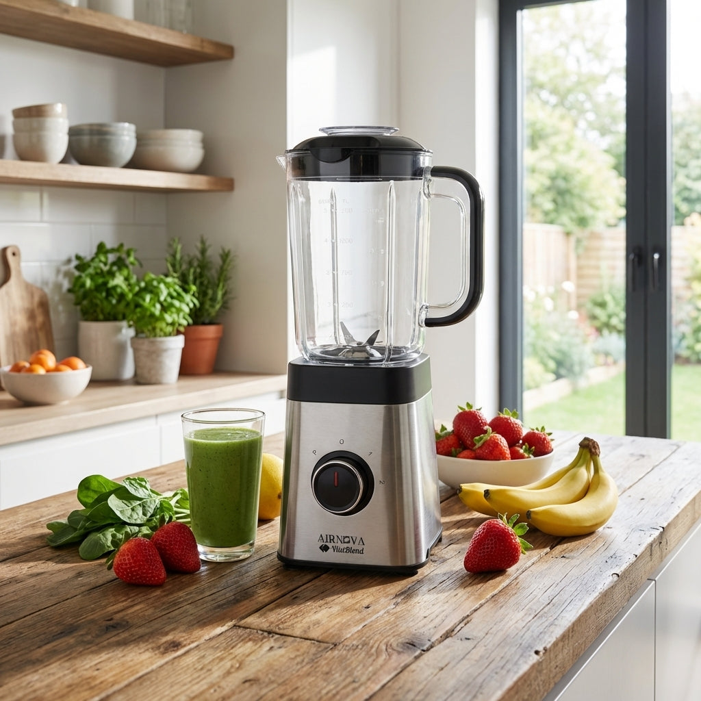 Frullatore AIRNOVA VitaBlend BLD-02 1000W con caraffa da 1,25 litri
