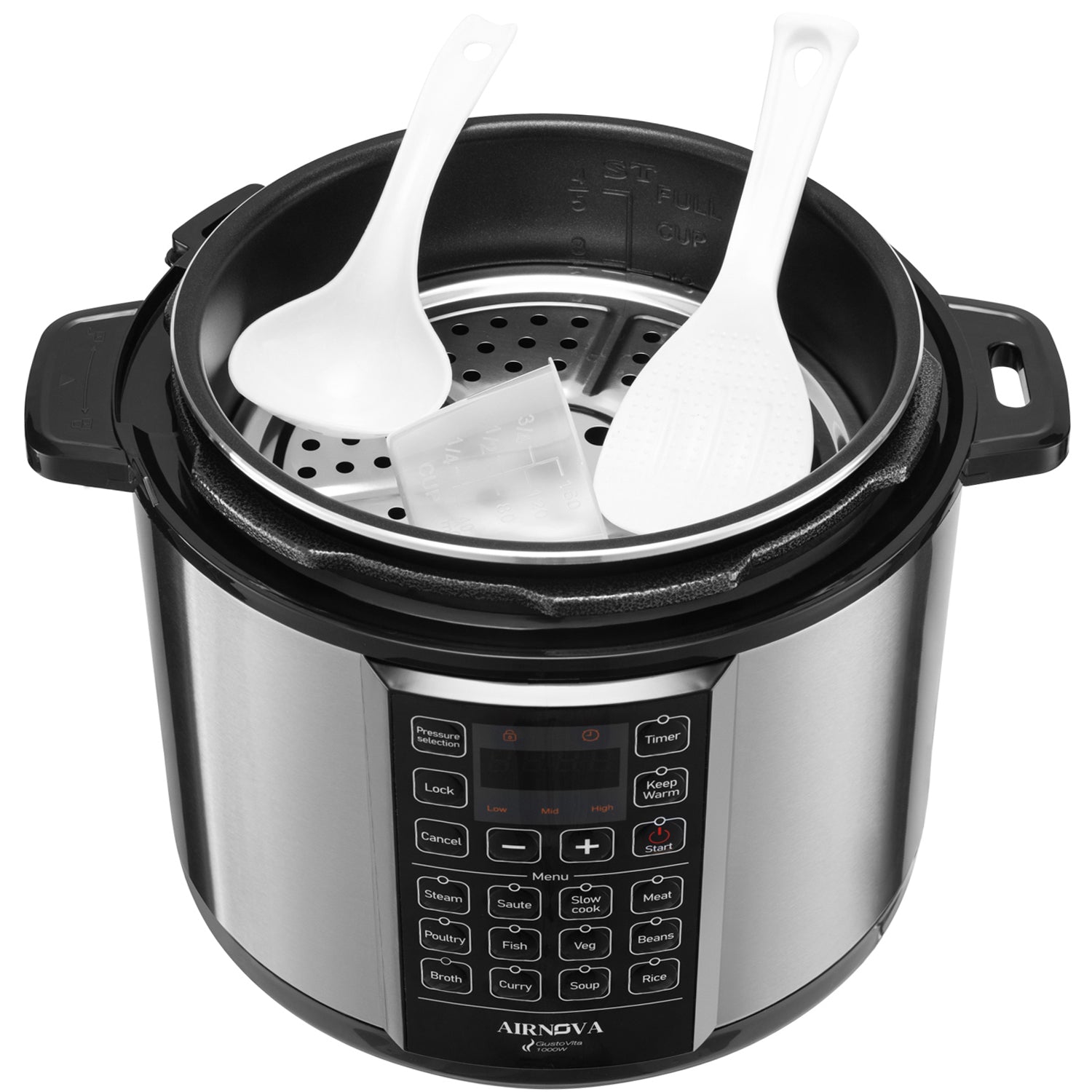 AIRNOVA GustoVita pentola a pressione elettrica 6L 1000W