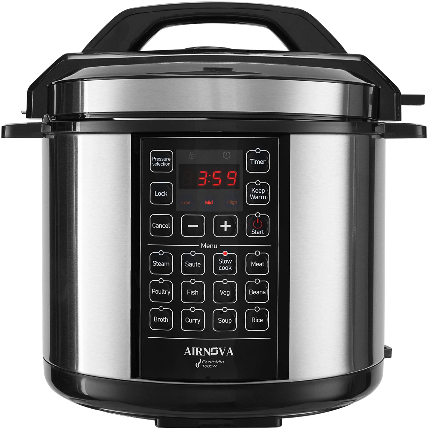 AIRNOVA GustoVita pentola a pressione elettrica 6L 1000W