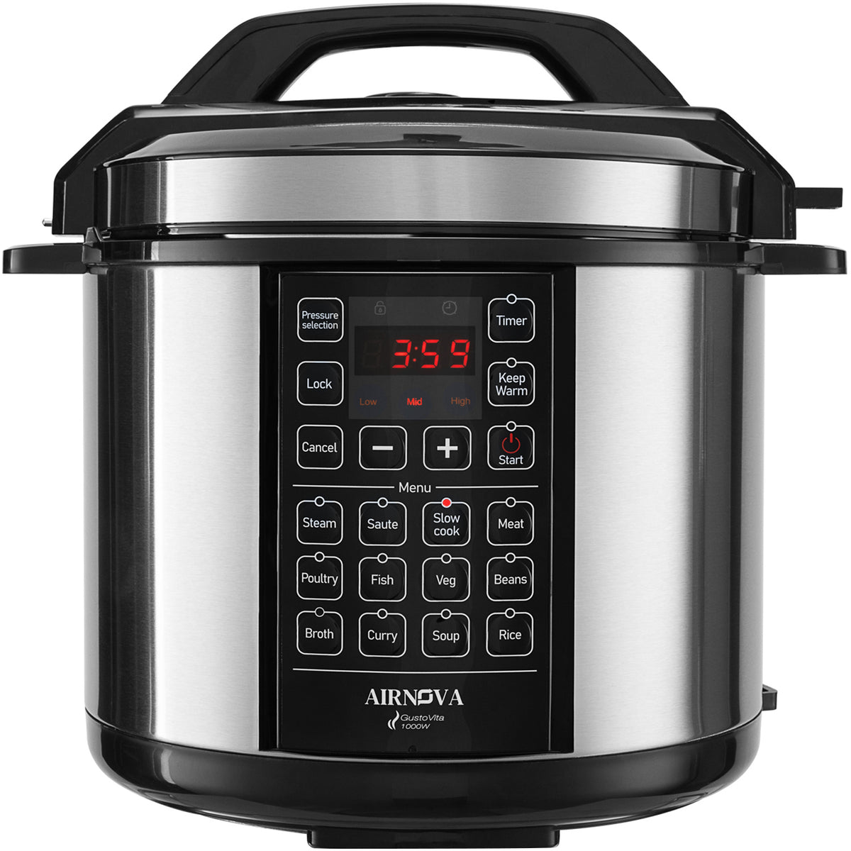 AIRNOVA GustoVita pentola a pressione elettrica 6L 1000W