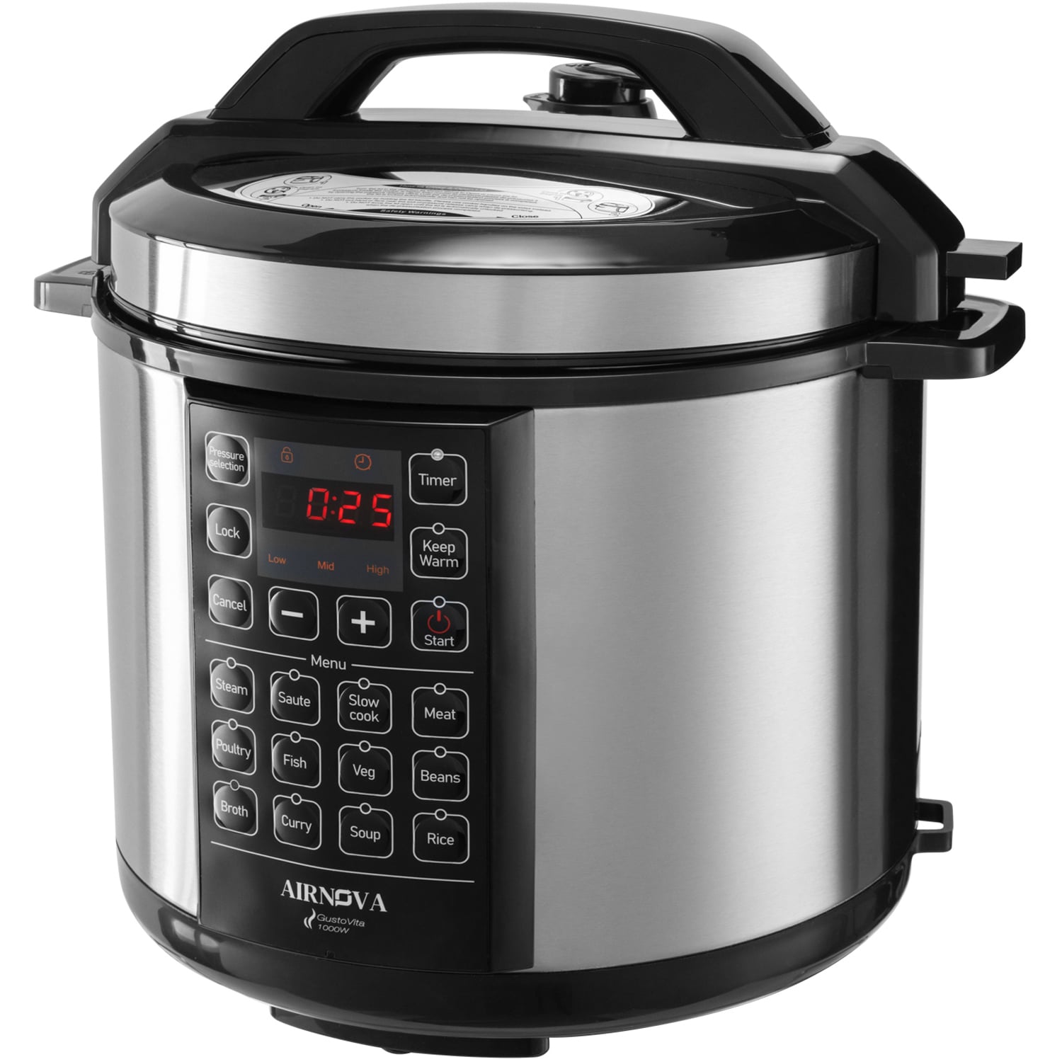 AIRNOVA GustoVita pentola a pressione elettrica 6L 1000W