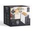 Tostapane AIRNOVA CrispToast 750W a 2 fette nero e acciaio inox