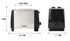 Tostapane AIRNOVA CrispToast 750W a 2 fette nero e acciaio inox